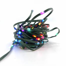 Tuya Smart 10m juletræs lyskæde med WiFi - 100 farvede lys og IP65